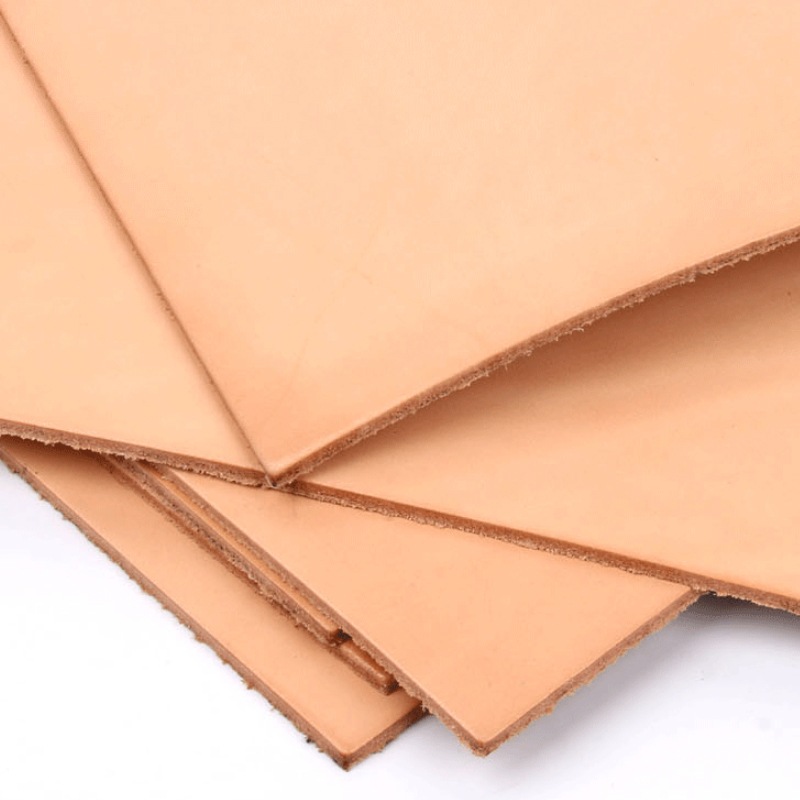 Veg Tan Leather Hide - 3mm 두꺼운 정품 가죽 패브릭 빈티지