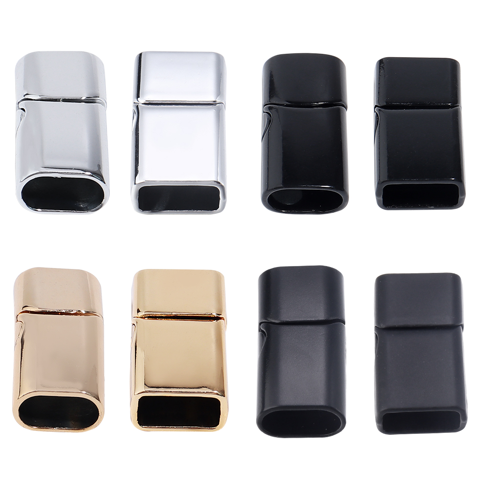 Leatherwork Diy - 5Pcs 합금 마그네틱 걸쇠 라운드 스퀘어