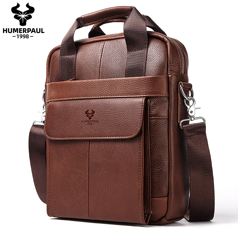 Leather Work Bag Men - 남자를위한 내구성 정품 가죽 가방 작업