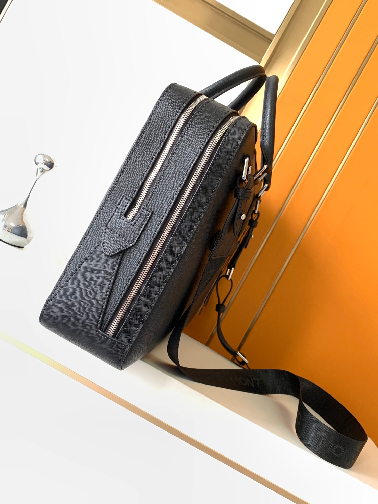 럭셔리 남성용 탑핸들 가방, 프리미엄 천연 가죽 서류  - Leather Work Bag Men 리뷰 및 가격