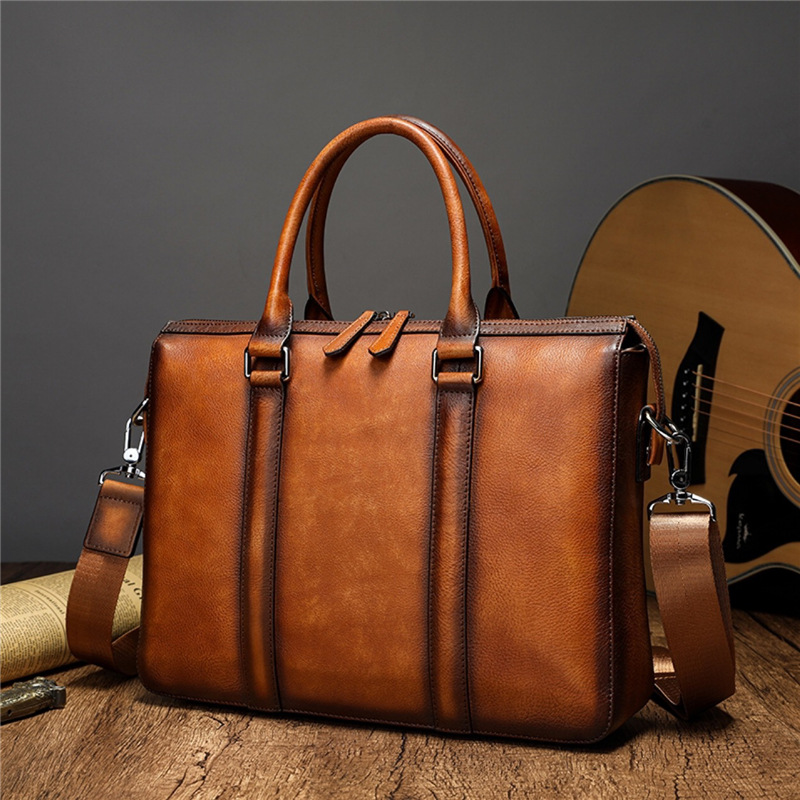 예티즈 비즈니스 최고급 가죽 서류 가방 |   14인치 - Leather Work Bag Men 리뷰 및 가격