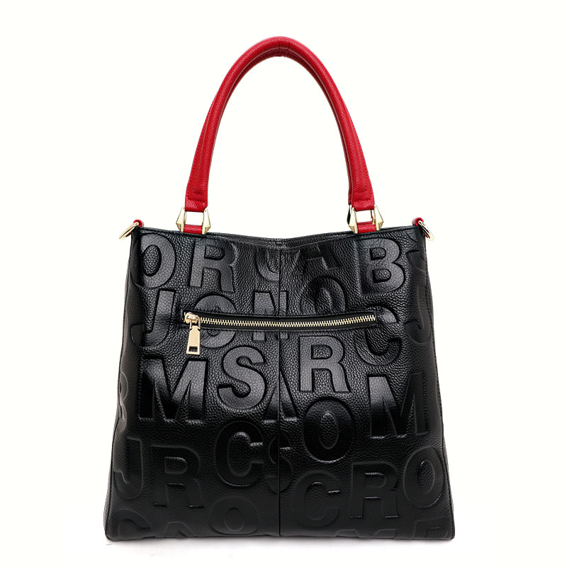 정품 소가죽 엠보싱 레터 토트백 탈부착 가능한 크로스  - Leatherwork Letters 리뷰 및 가격