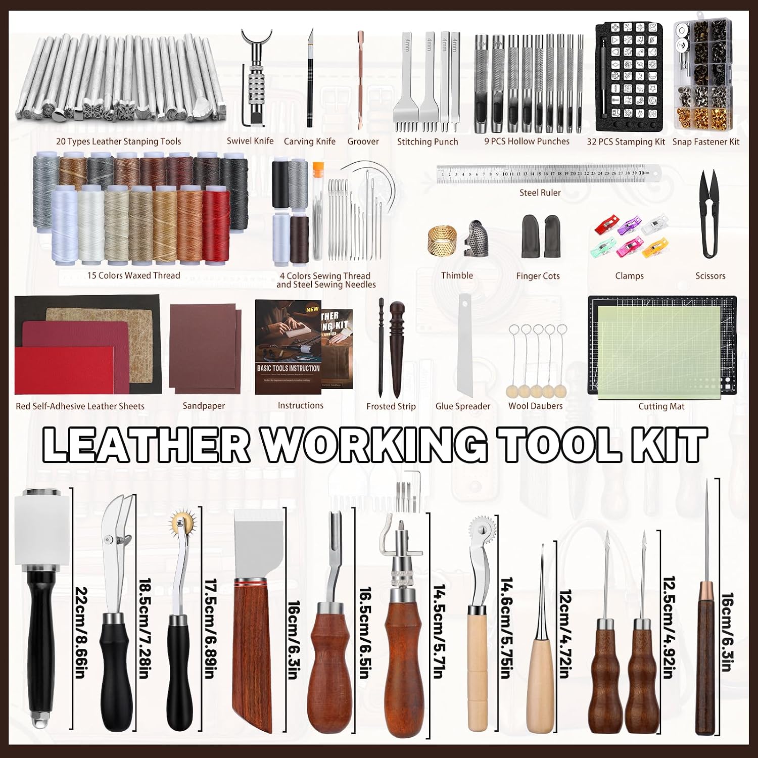 가죽 공예 키트, 가죽 공예 도구 및 수공예 키트(맞춤 - Leatherwork Diy 리뷰 및 가격