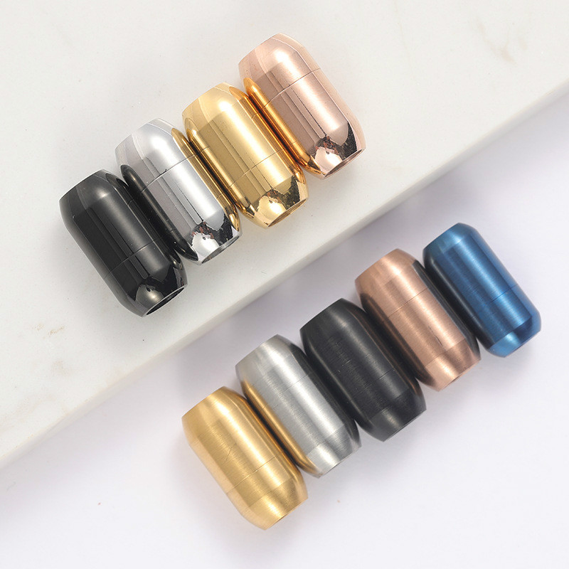 스테인레스 스틸 자석 걸쇠 끝 구멍 5mm 6mm 8m - Leatherwork Diy 리뷰 및 가격