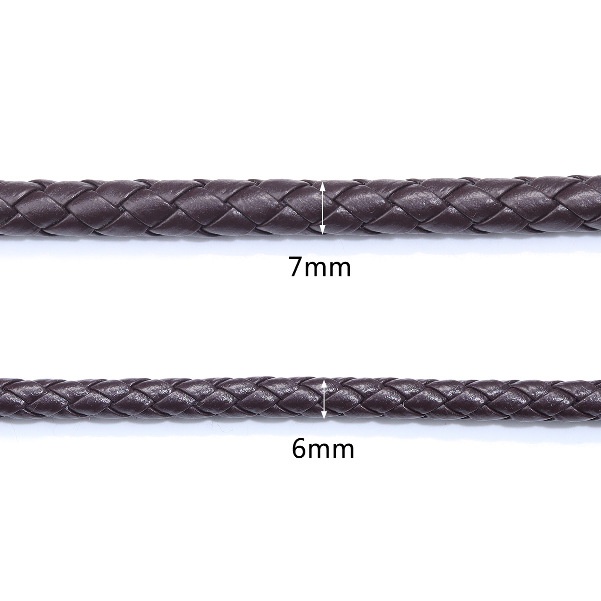 5 야드/로트 6/7mm 땋은 가죽 코드 라운드 PU  - Leatherwork Beginner 리뷰 및 가격