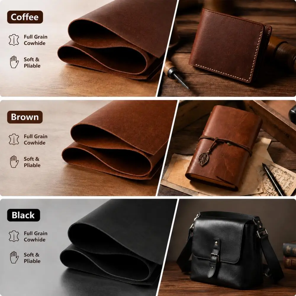 1개 베지터닝 소가죽 시트, 풀그레인 천연 무광 마감  - Veg Tan Leather Hide 리뷰 및 가격